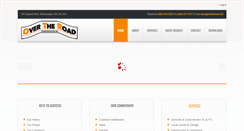 Desktop Screenshot of overtheroad.net